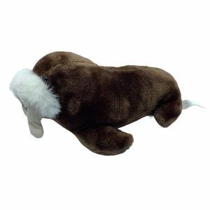 Vingtage Sea World Walrus plush 10" long 1982 Stuffed Animal